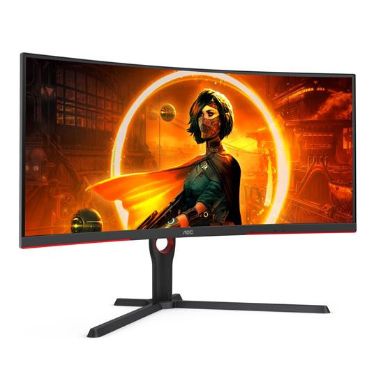 Monitor Gaming Curbat Led Va Aoc Wqhd Displayport Hz Freesync