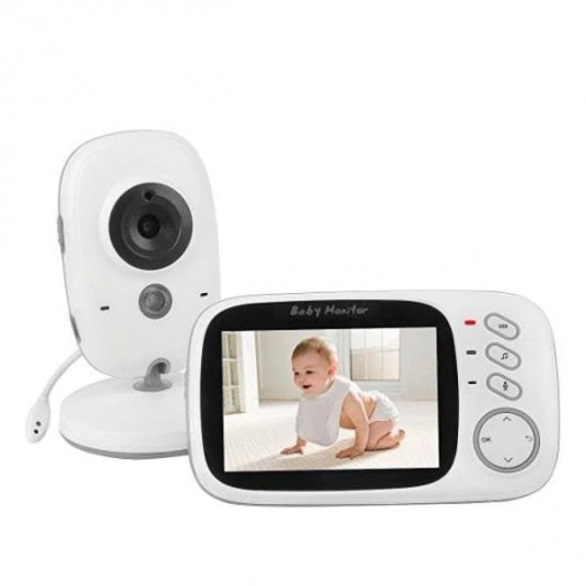 Baby Monitor Si Camera Audio Video Wireless Pentru Supraveghere Bebe Spybaby Ecran Hd Xxl 3 2