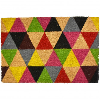 треугольники с разной текстурой геометрические ковры
