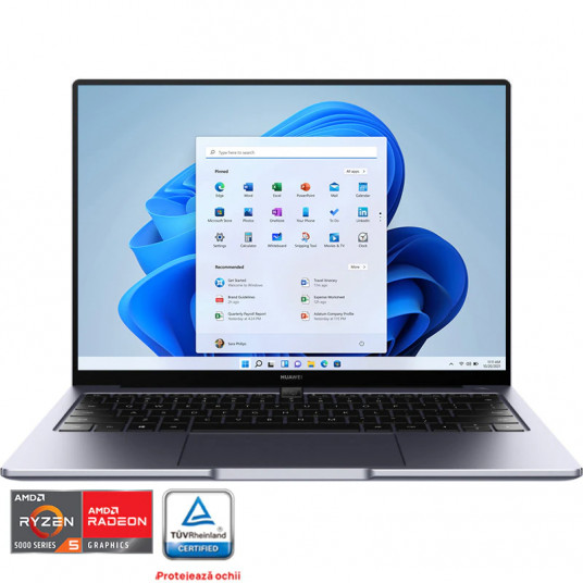 Laptop ultraportabil Huawei MateBook 14 / AMD Ryzen 5 / 16 GB