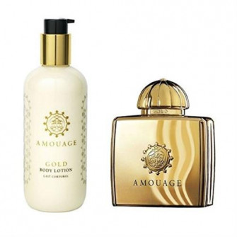 Set cadou Amouage Gold Femei 100ml apa de parfum 300ml lotiune