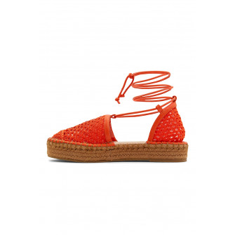 Aldo Espadrile cu aspect crosetat Picot Portocaliu mandarina 6