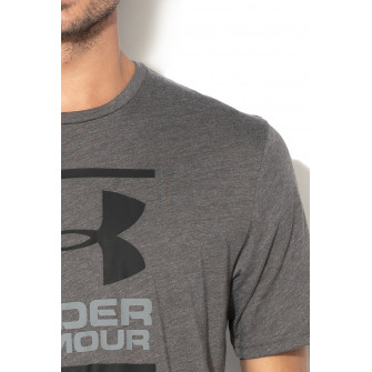 Under Armour, Tricou slim fit cu logo pentru fitness 