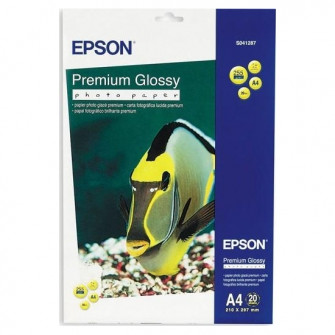 Глянцевая фотобумага EPSON Premium A4, 255 г, 20 стр, C13S041287